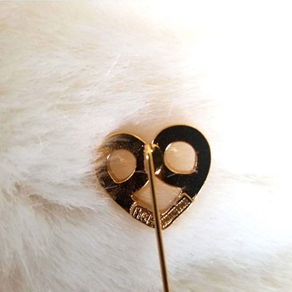 CÉLINE AUTHENTIC VINTAGE LUX GOLD TONE BROOCH/PIN EXCELLENT CONDITION - Picture 4 of 7